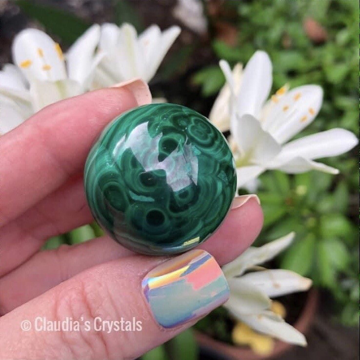 MALACHITE MINI SPHERE - 3cm