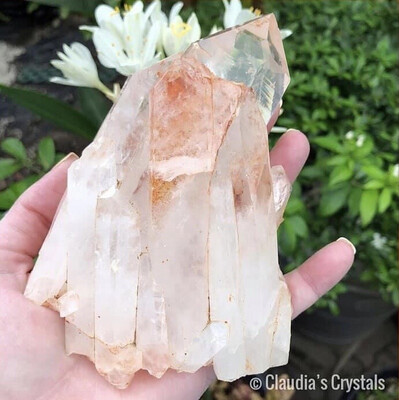 CELESTIAL QUARTZ CLUSTER - Large