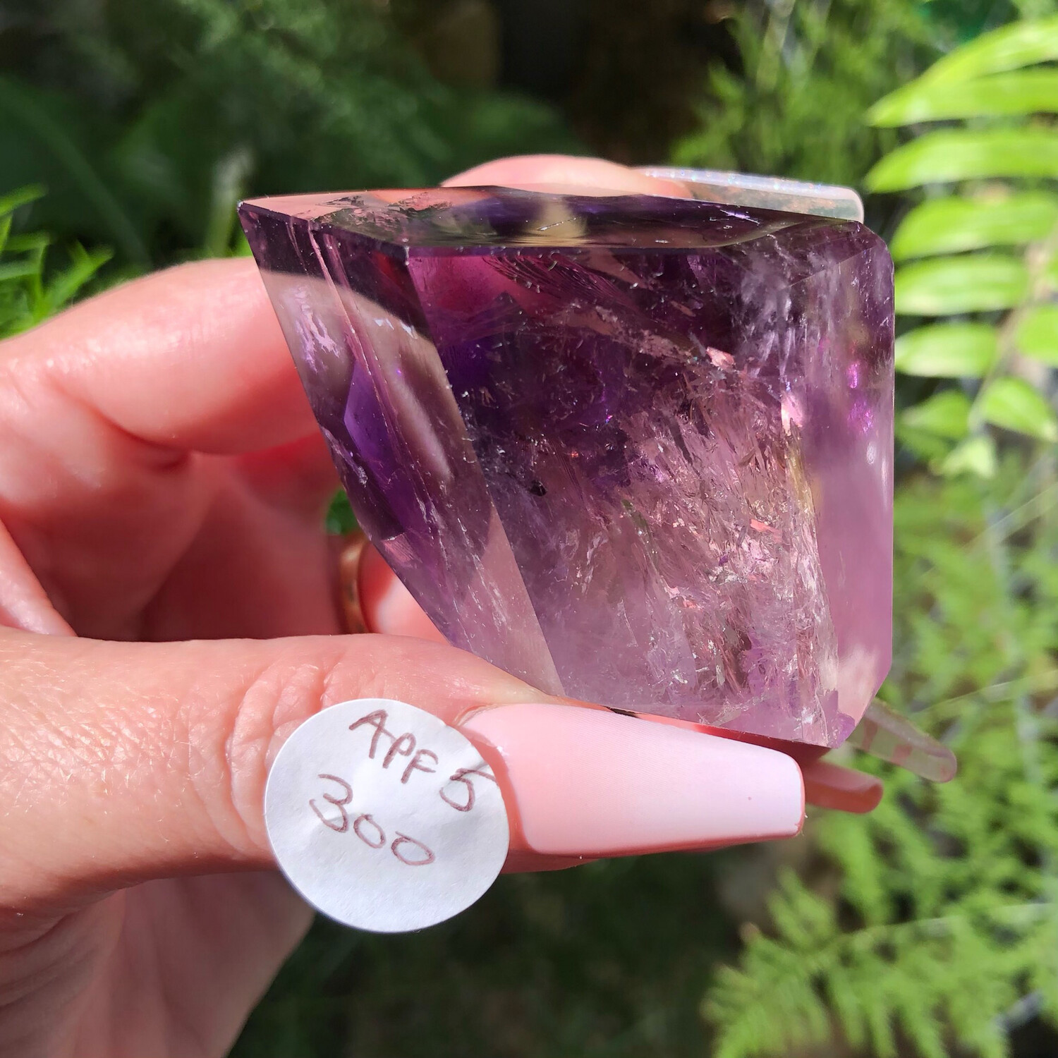 AMETHYST FACETED GEM