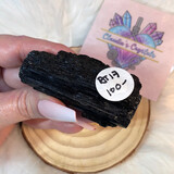 BLACK TOURMALINE LOG - 6.5cm - Protection, Grounding, Energizing