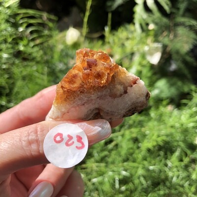 CITRINE CLUSTER - 5cm - Luck, Money, Success, Joy