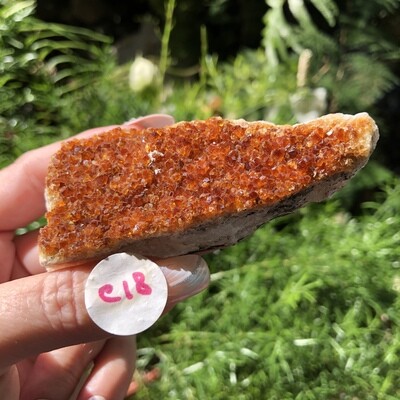 CITRINE CLUSTER - 9cm - Luck, Money, Success, Joy