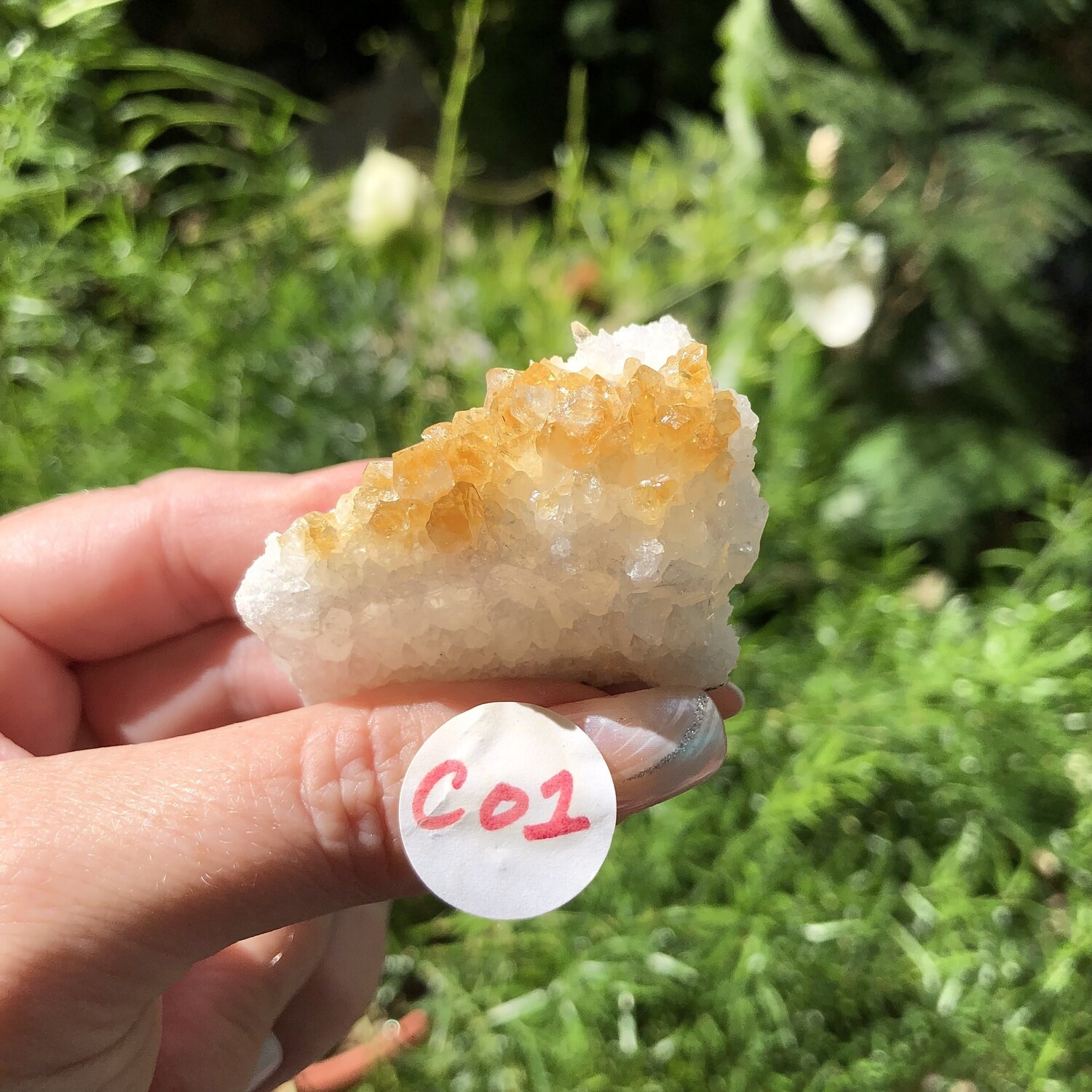 CITRINE CLUSTER - 5cm - Luck, Money, Success, Joy