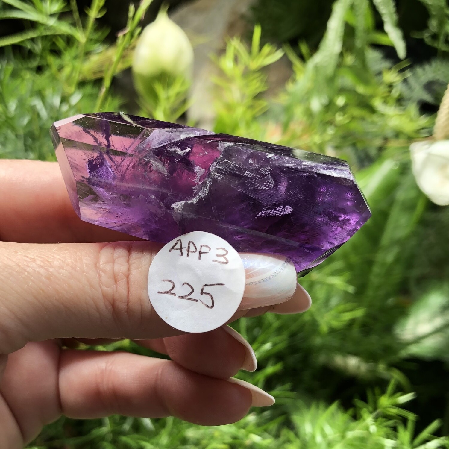 AMETHYST FACETED GEM