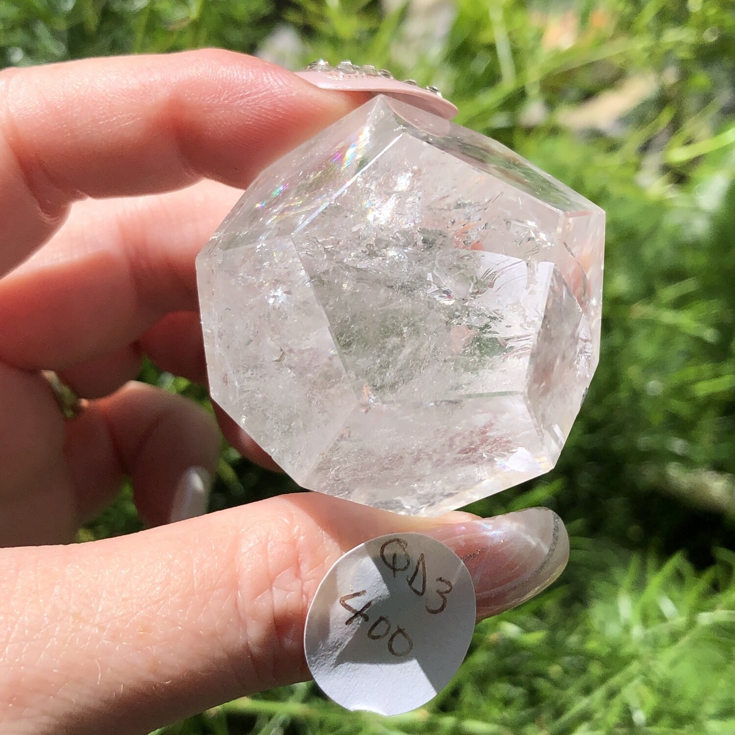 CLEAR QUARTZ DODECAHEDRON