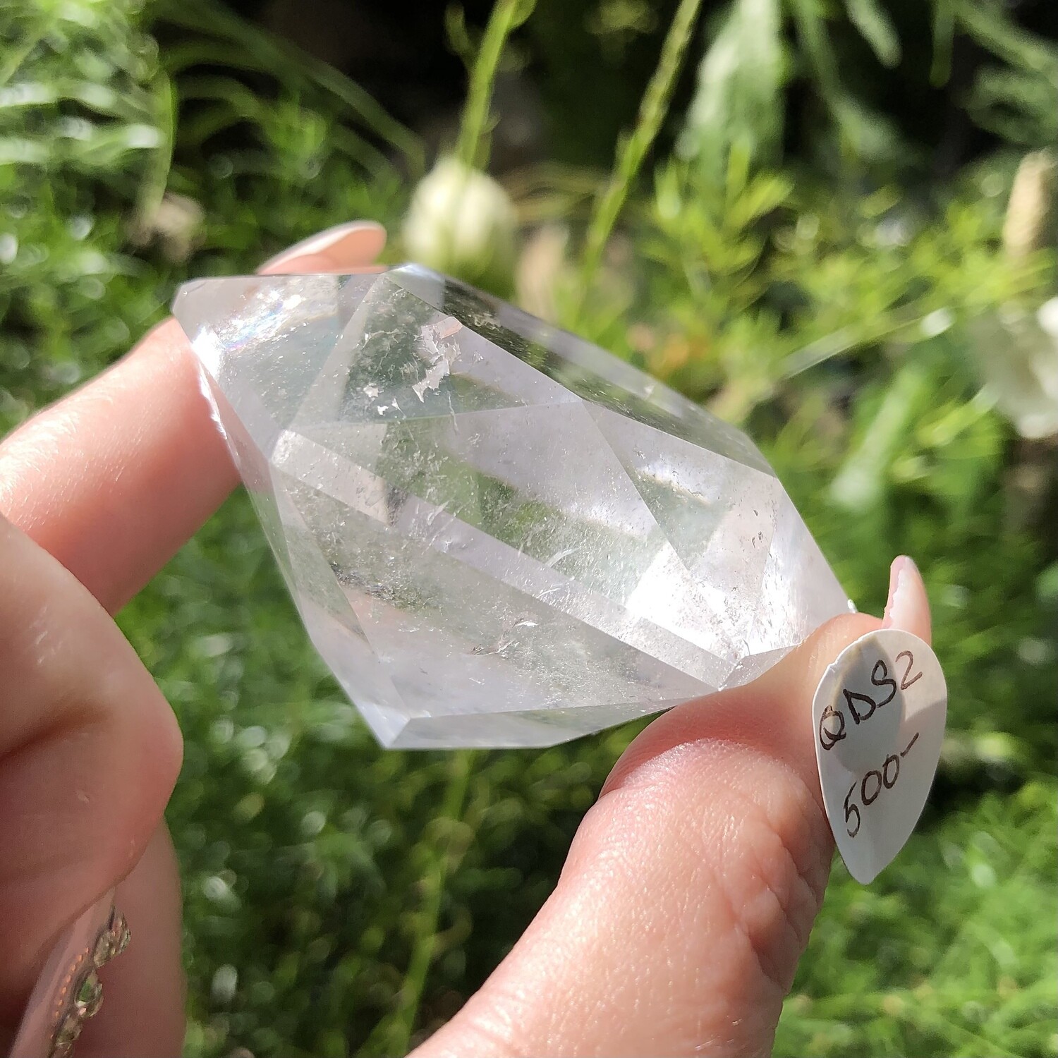 CLEAR QUARTZ DIAMOND SHAPE - A+ Quality Brazil