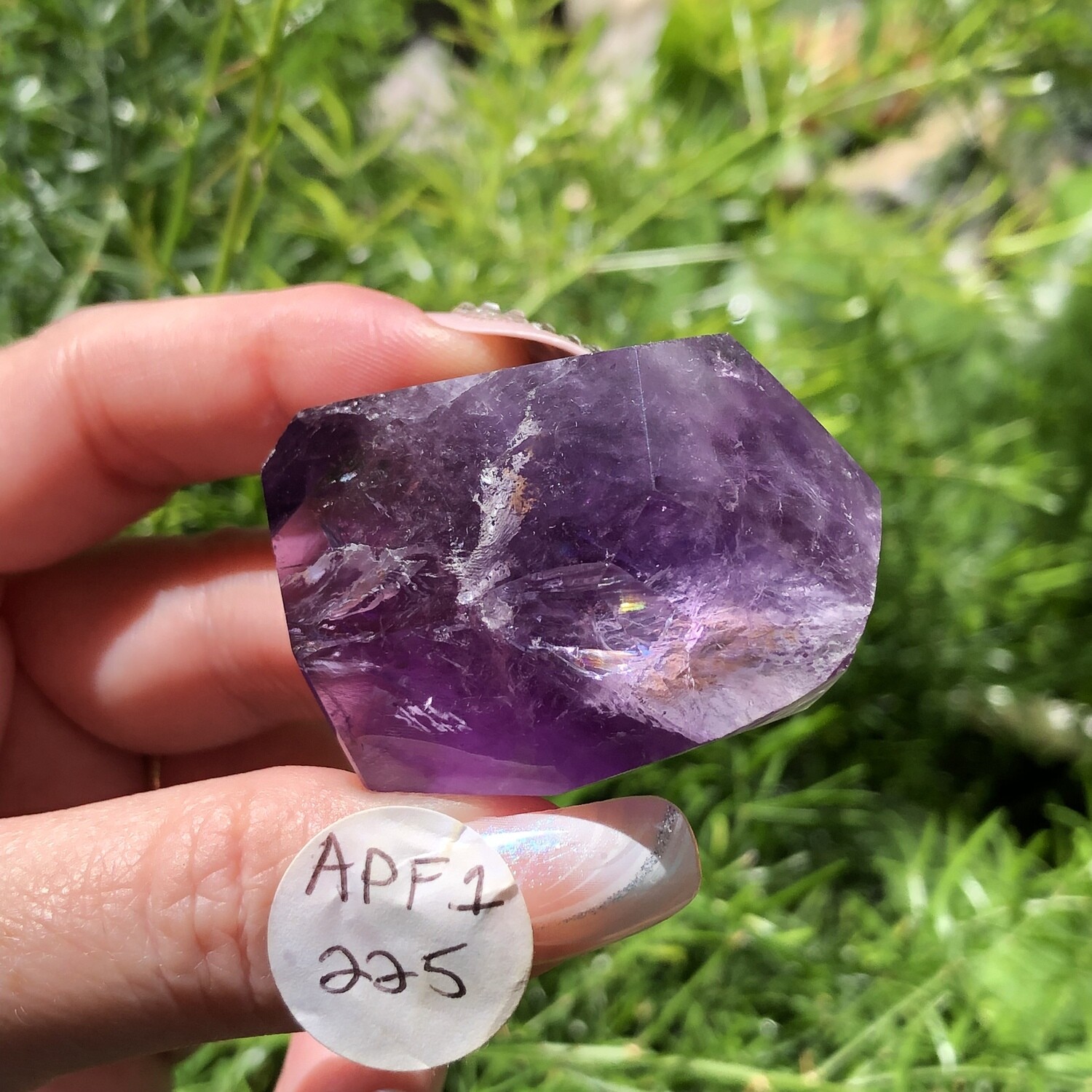 AMETHYST FACETED GEM