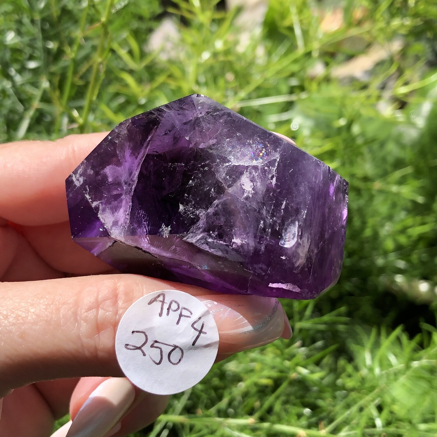 AMETHYST FACETED GEM