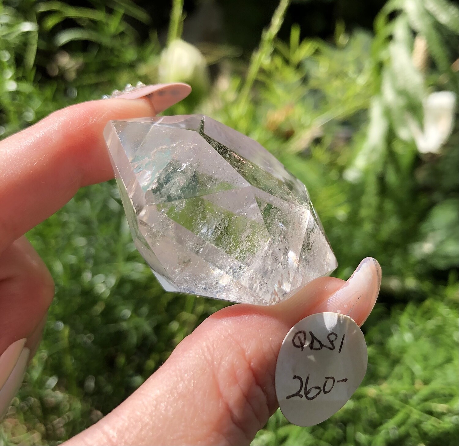 CLEAR QUARTZ DIAMOND SHAPE - A+ Quality Brazil