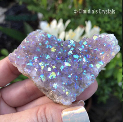 ANGEL AURA AMETHYST CLUSER - AAC 05