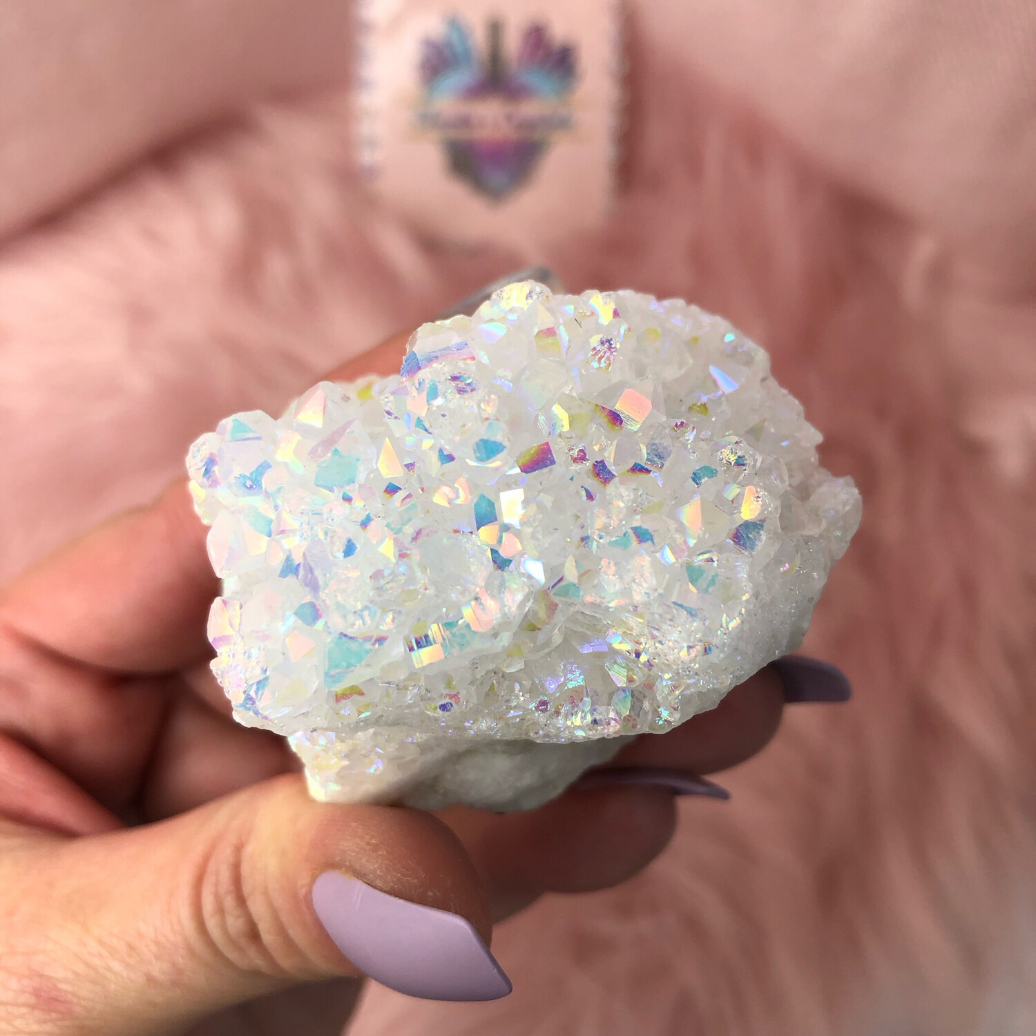 ANGEL AURA QUARTZ CLUSTER - 02