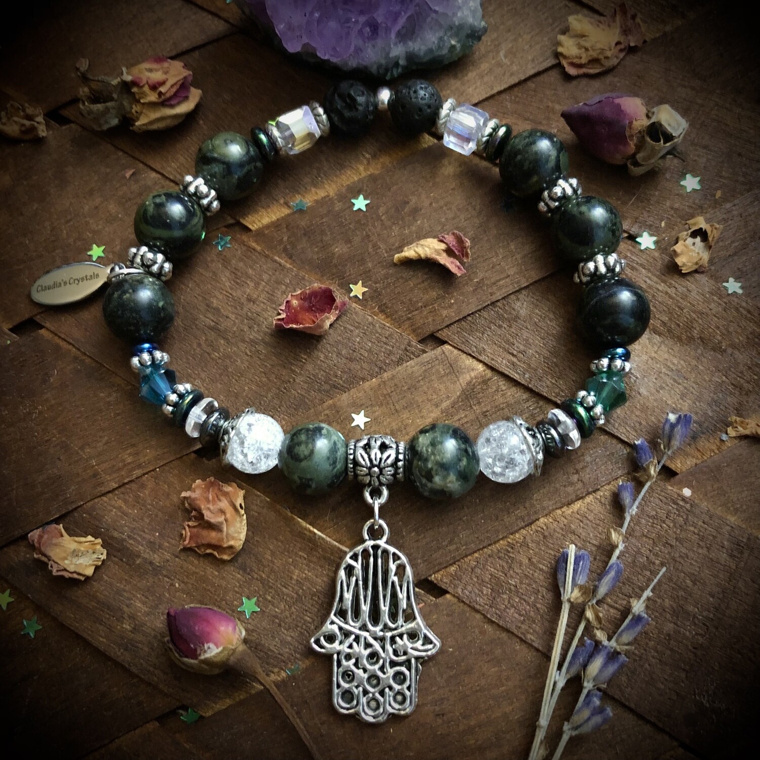 KAMBABA JASPER - Stretch - Gemstone Crystal Therapy Bracelet