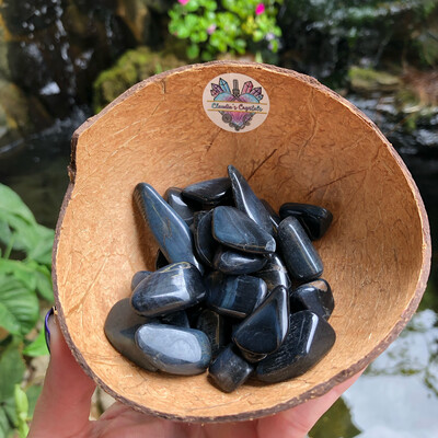 BLUE TIGER EYE - (Med)