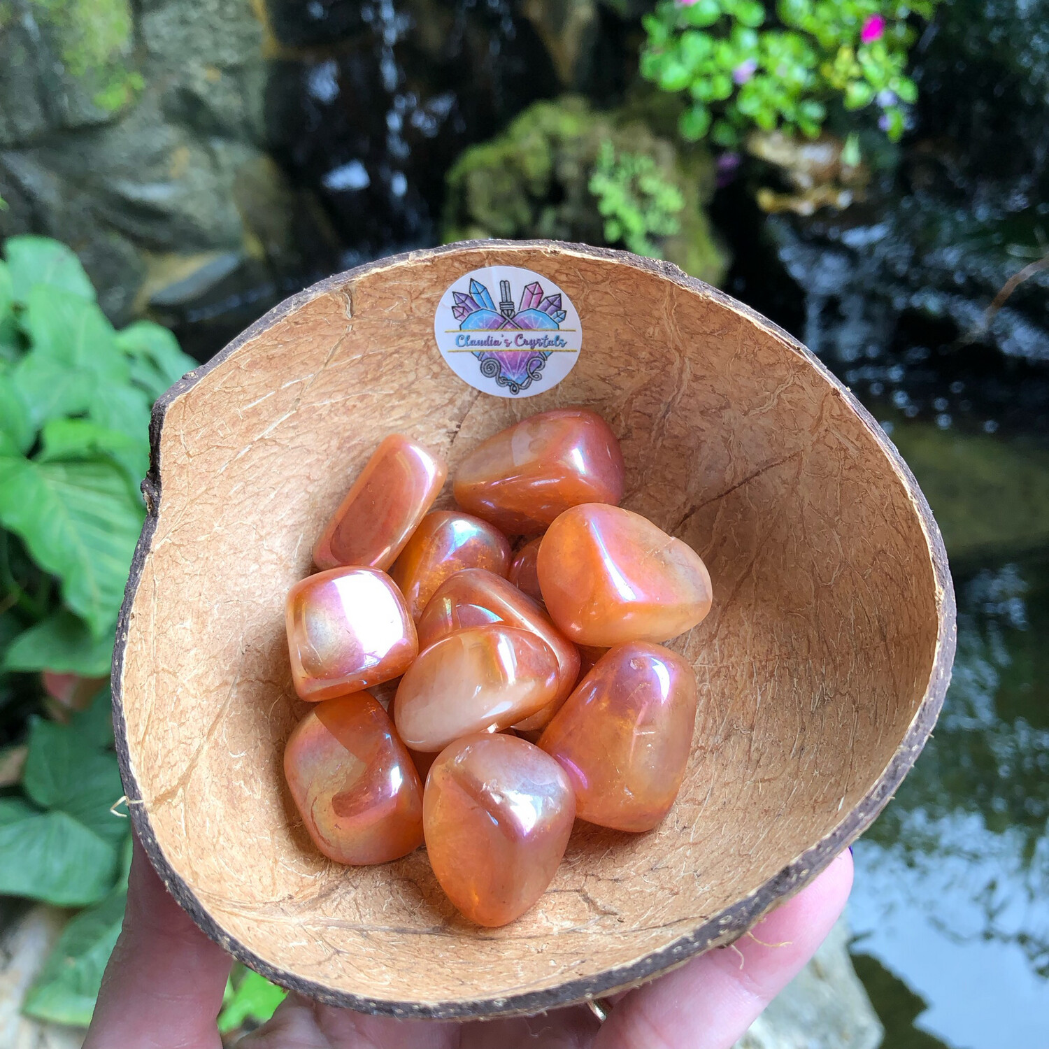 AURA ROSE QUARTZ - (Med) - (Great for Kids)