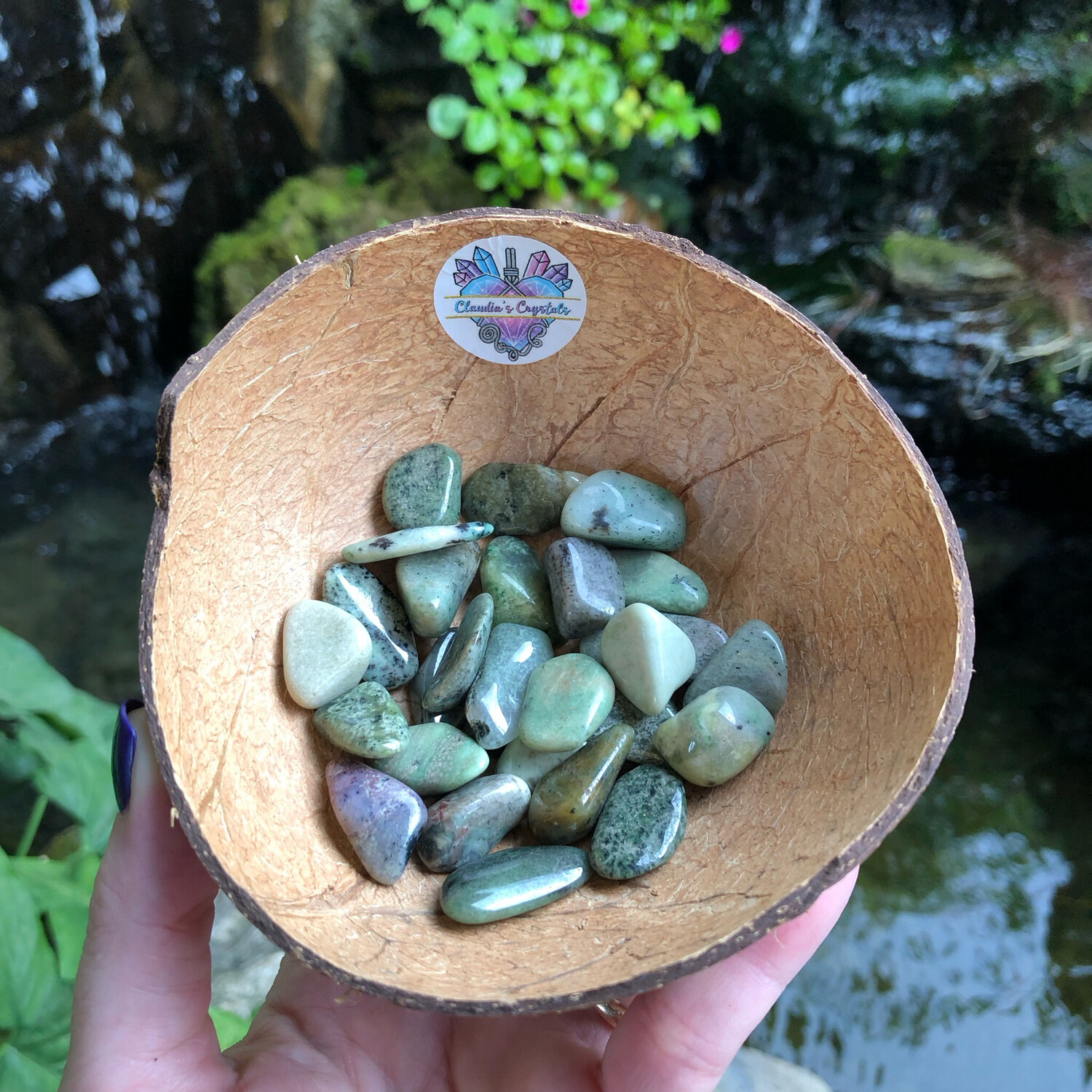 GROSSULARITE/GREEN GARNET - (Med)