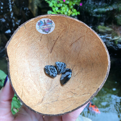SNOWFLAKE OBSIDIAN - (Sm)