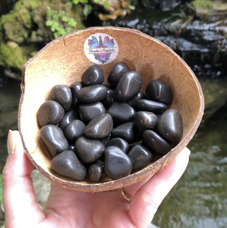 BLACK JASPER - (Med)