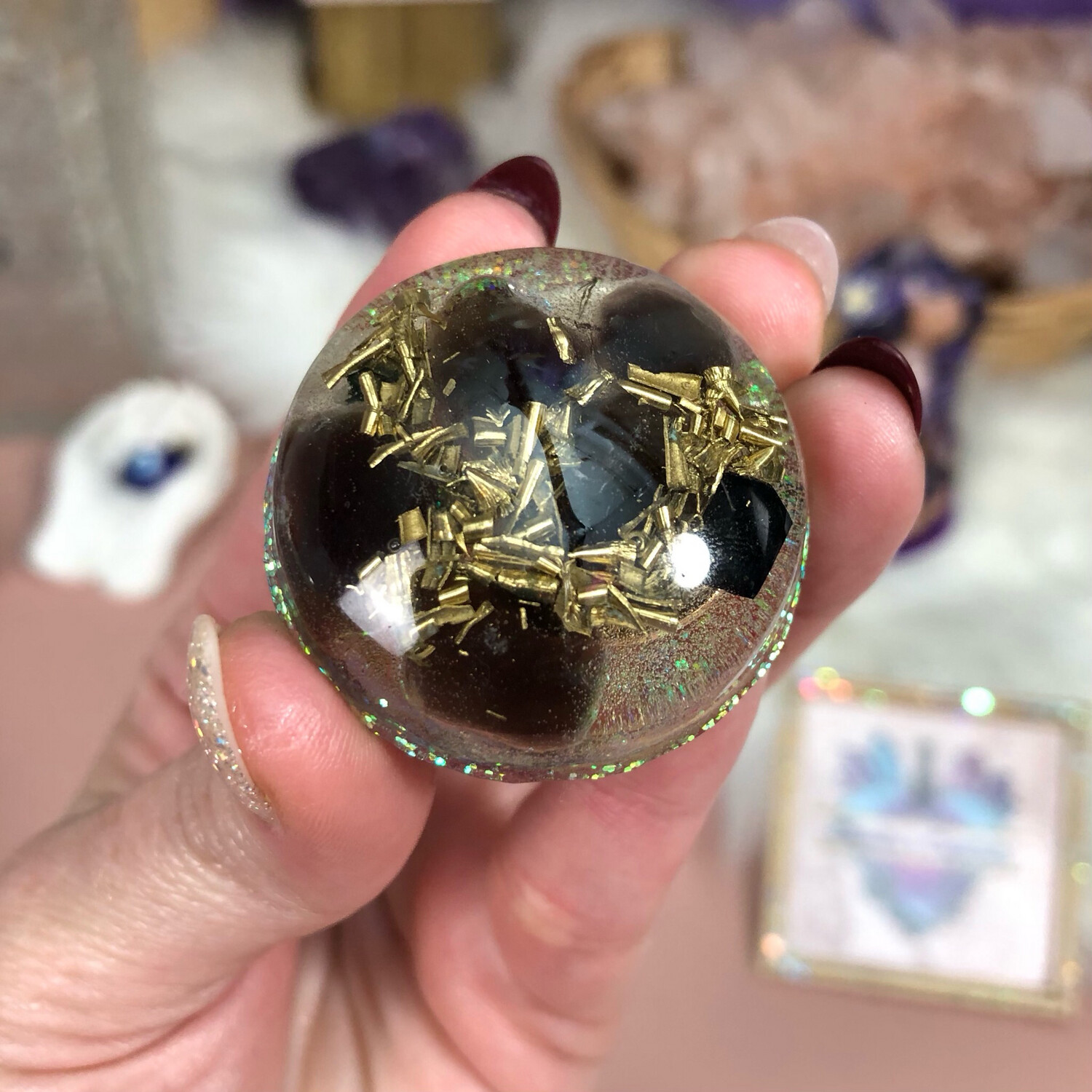 POCKET ORGONITE - Energy Filter - Black Obsidian