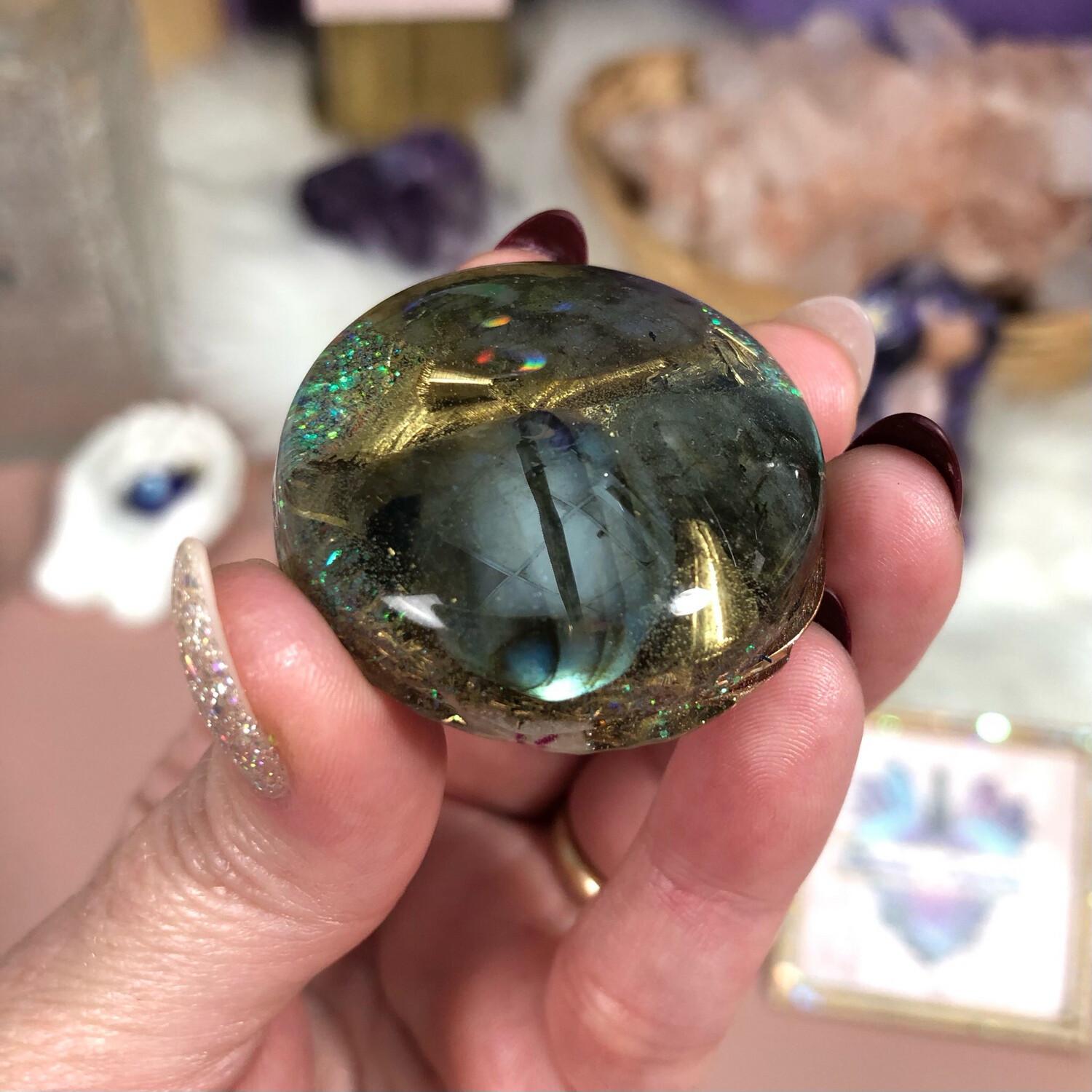 POCKET ORGONITE - Energy Filter - Labradorite