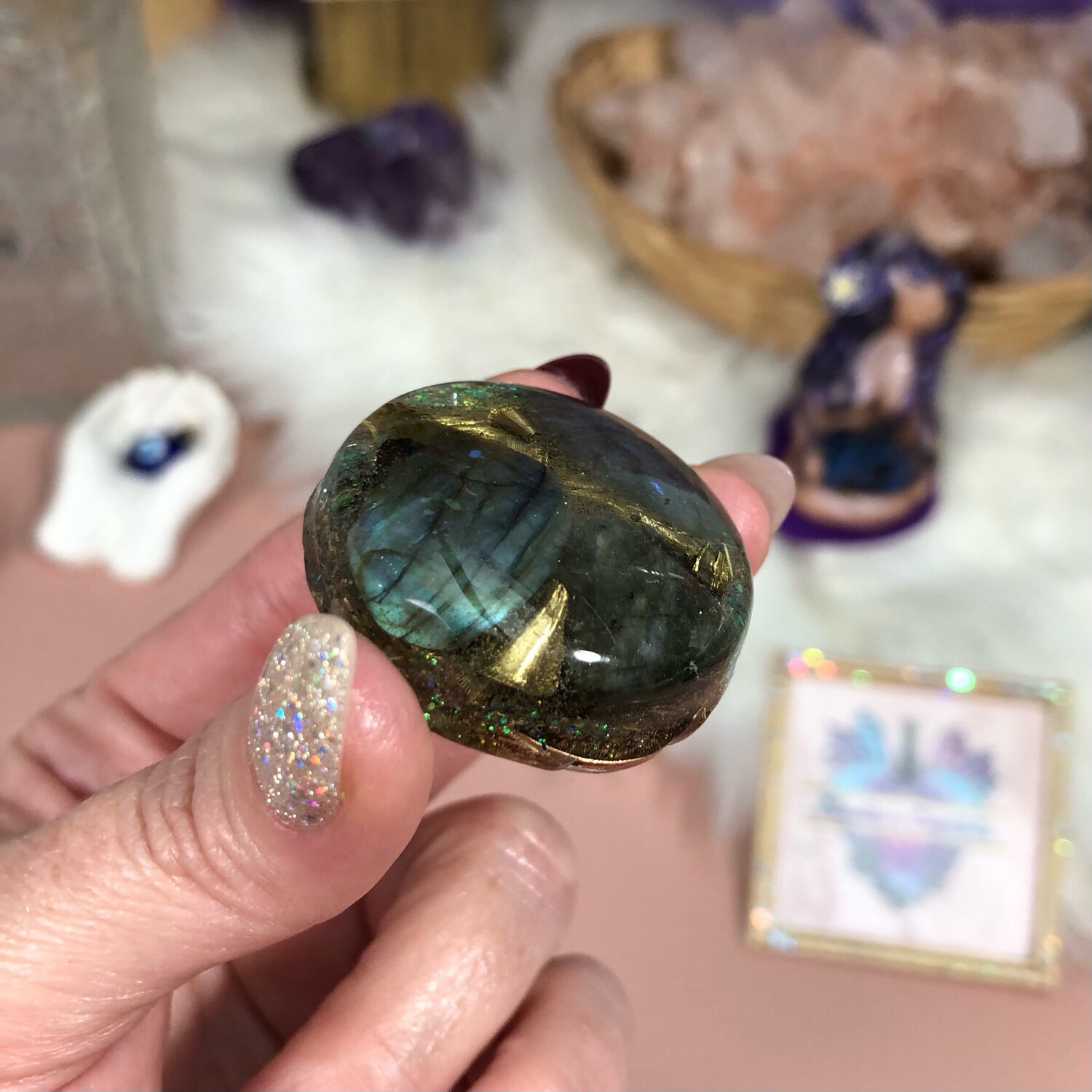 POCKET ORGONITE - Energy Filter - Labradorite