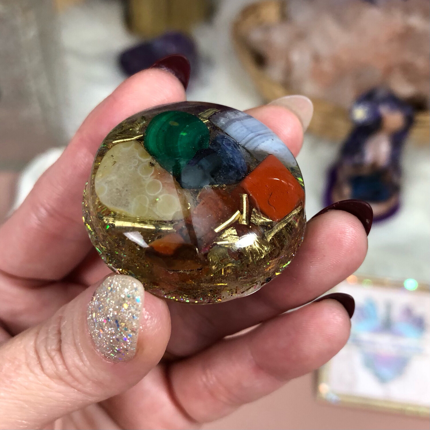POCKET ORGONITE - Energy Filter - 7 Chakra Balancing