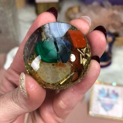 POCKET ORGONITE - Energy Filter - 7 Chakra Balancing