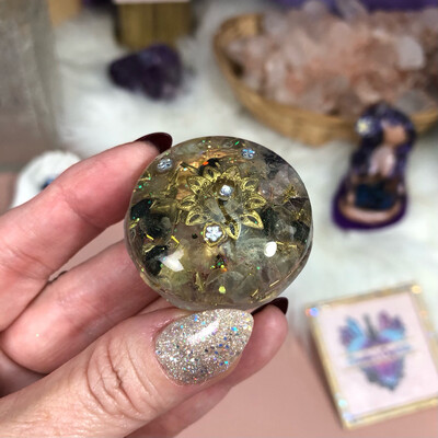 POCKET ORGONITE - Energy Filter - Rainbow Fluorite