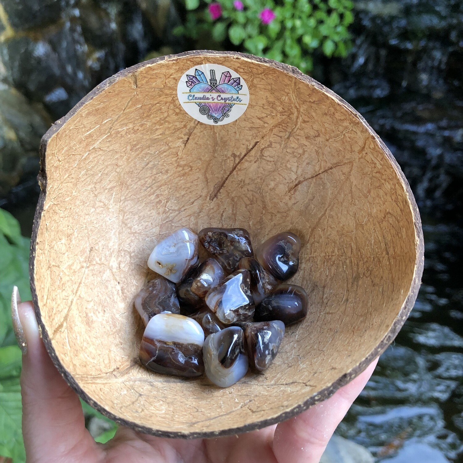 FIRE AGATE - Tumbled Stone - Medium