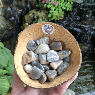 BLACK MOONSTONE - (Med)