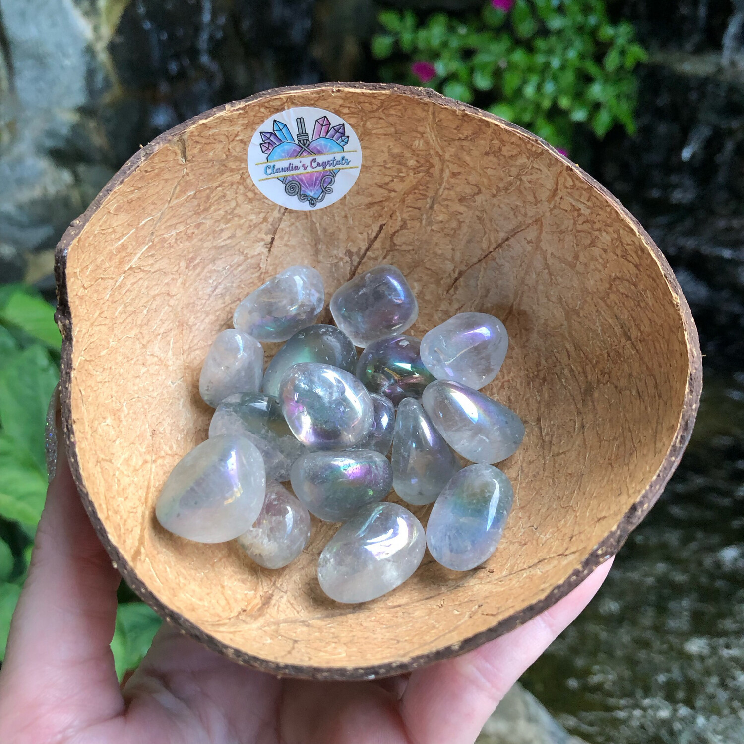 AQUA AURA QUARTZ - Tumbled Stone - Medium