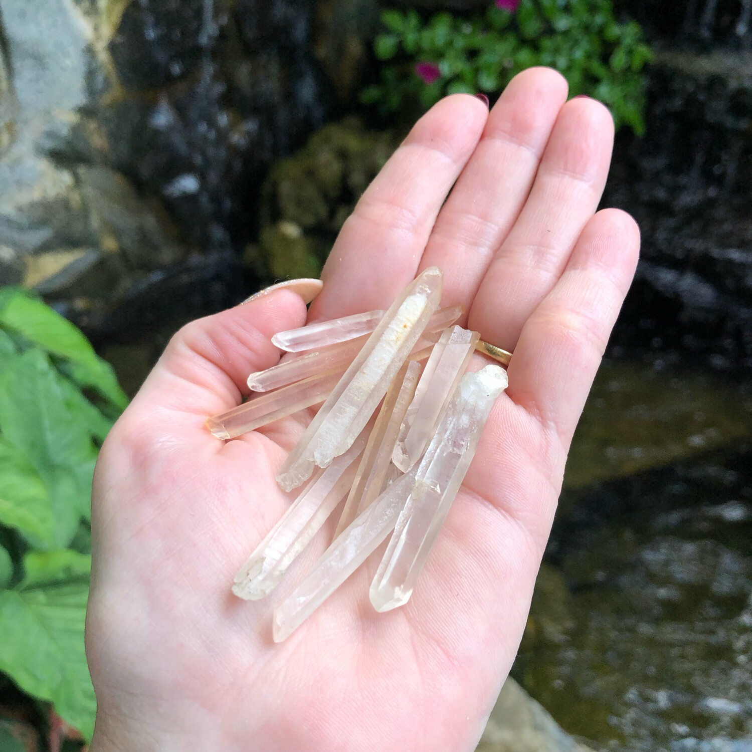 SINGING QUARTZ POINTS - (Sm)