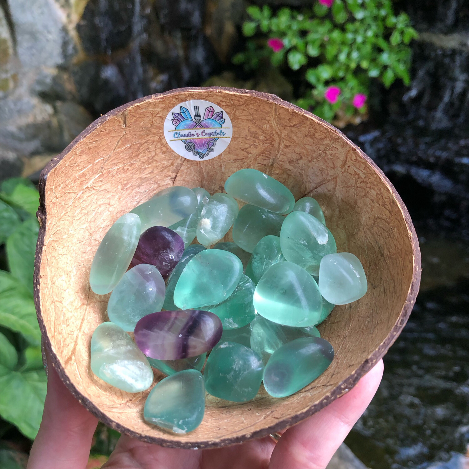 RAINBOW FLUORITE - (Med)