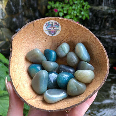 TEAL AGATE - (Med)