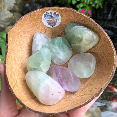 RAINBOW FLUORITE - (Xlg)