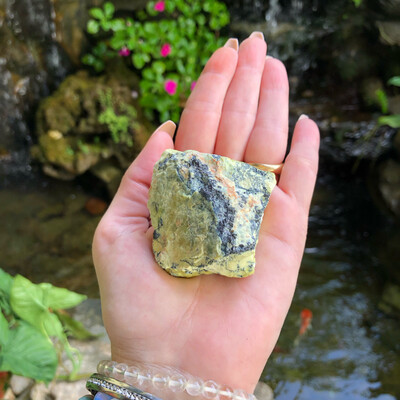 YELLOW TURQUOISE - PALM SIZED CHUNK