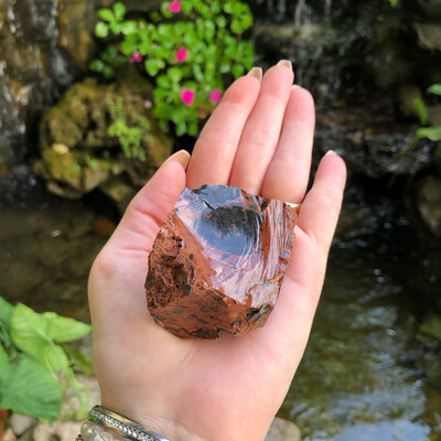 MAHOGANY OBSIDIAN - PALM SIZED CHUNK