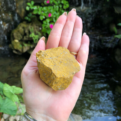 YELLOW JASPER - PALM SIZED CHUNK