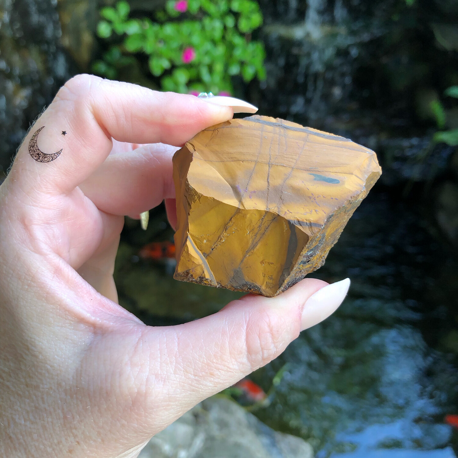 DESERT SUNSET JASPER - PALM SIZED CHUNK