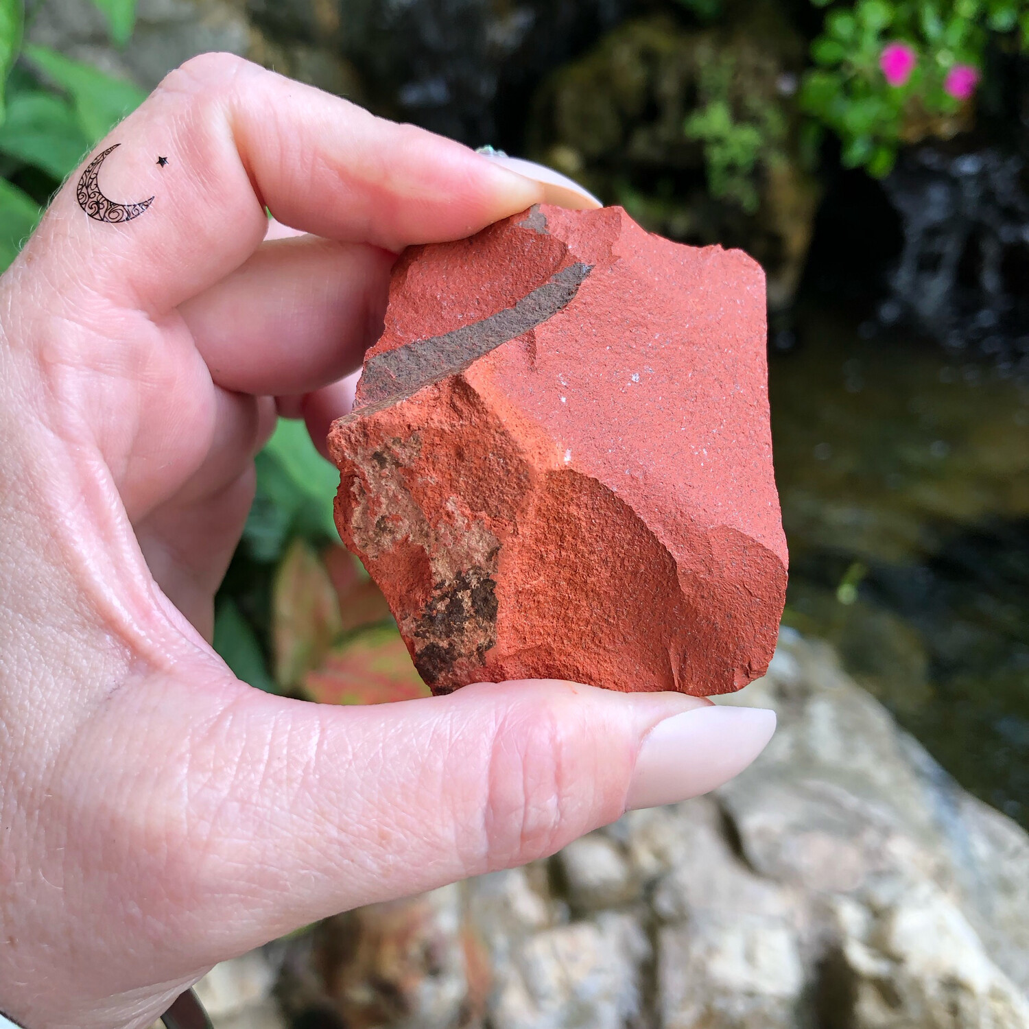 RED JASPER - Natural Raw Stone - PALM SIZE