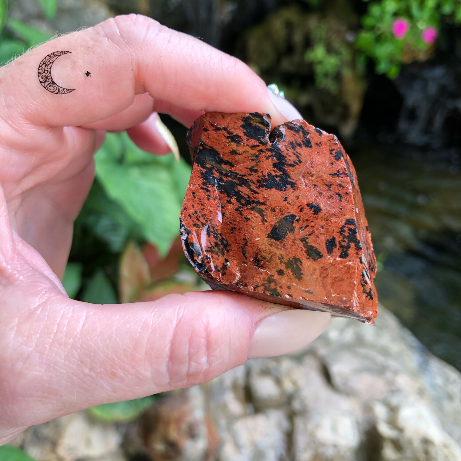 MAHOGANY OBSIDIAN - PALM SIZED CHUNK