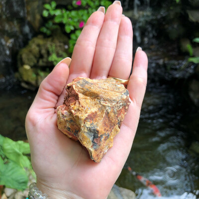 CRAZY LACE AGATE - PALM SIZED CHUNK