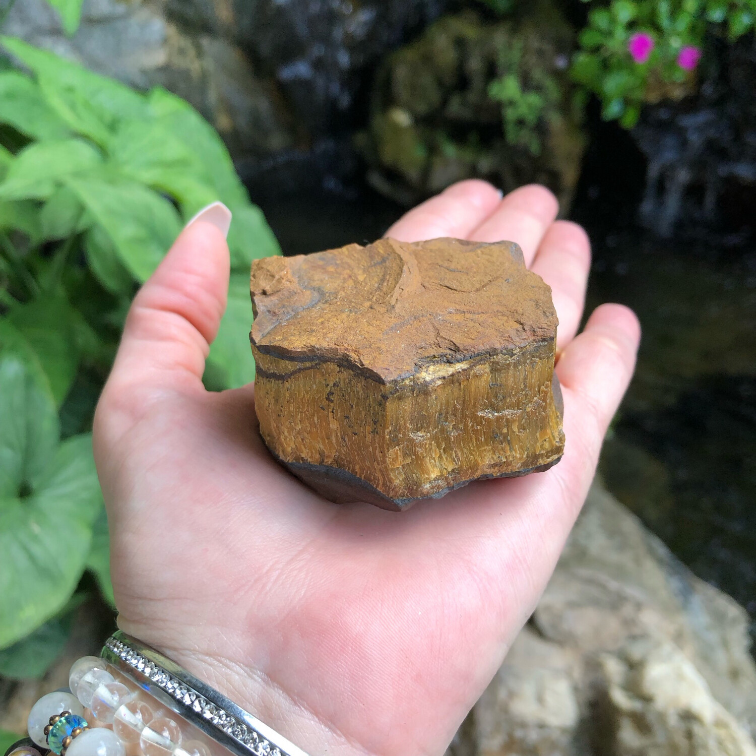 TIGER EYE GOLD - PALM SIZED CHUNK