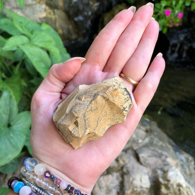PICTURE JASPER - #32 - PALM SIZED CHUNK