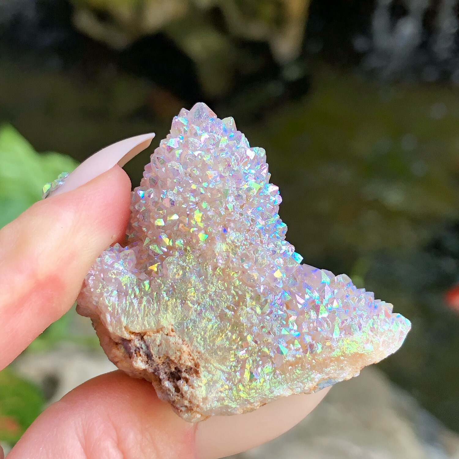 AURA SPIRIT QUARTZ CLUSTER