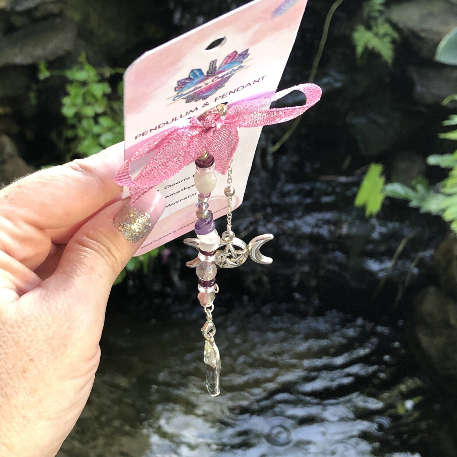 PENDULUM &amp; PENDANT - Clear Quartz