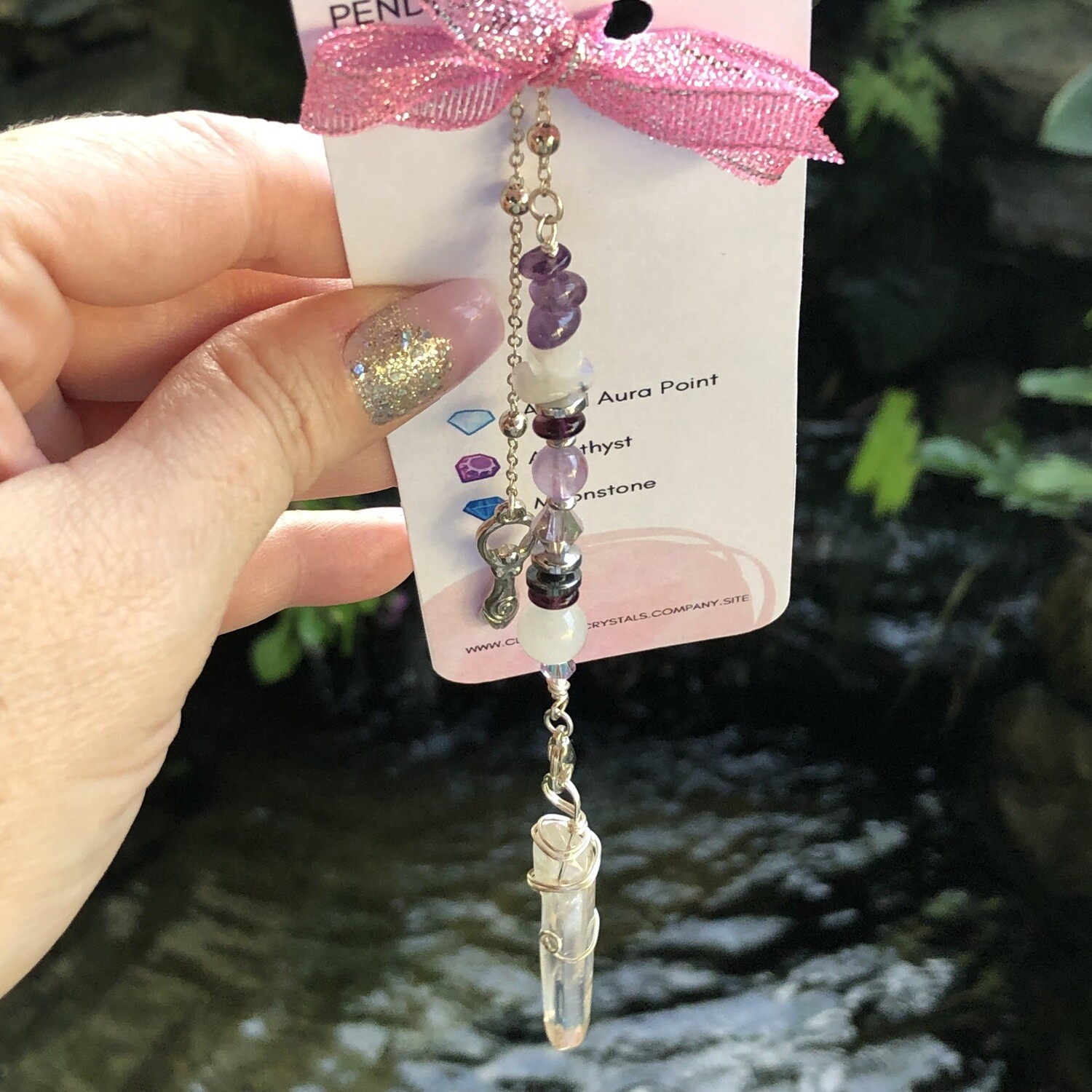 PENDULUM &amp; PENDANT - Angel Aura Quartz Point