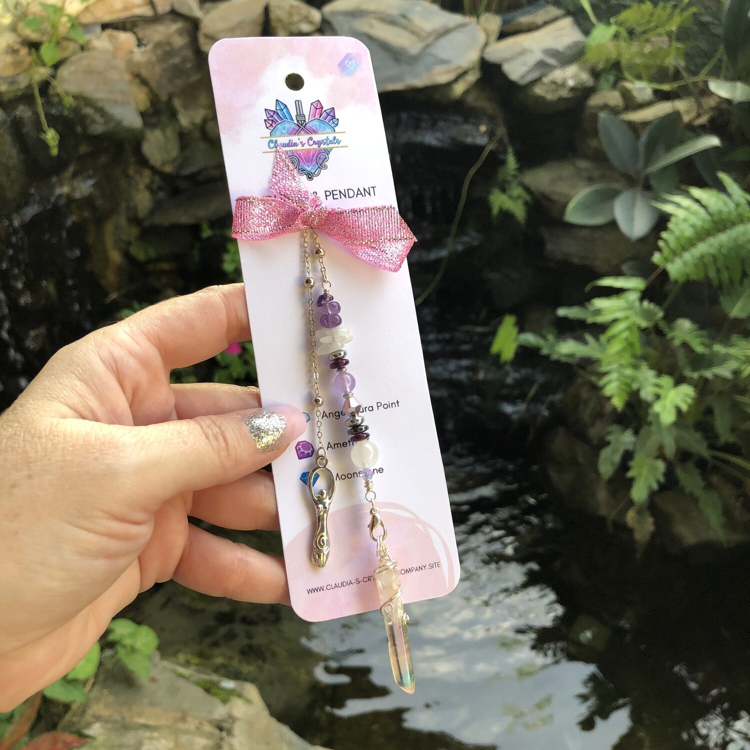 PENDULUM &amp; PENDANT - Angel Aura Quartz Point