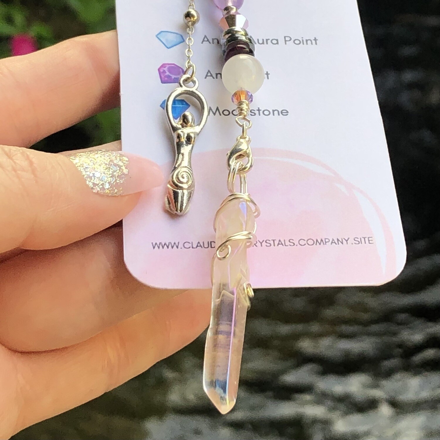 PENDULUM &amp; PENDANT - Angel Aura Quartz Point