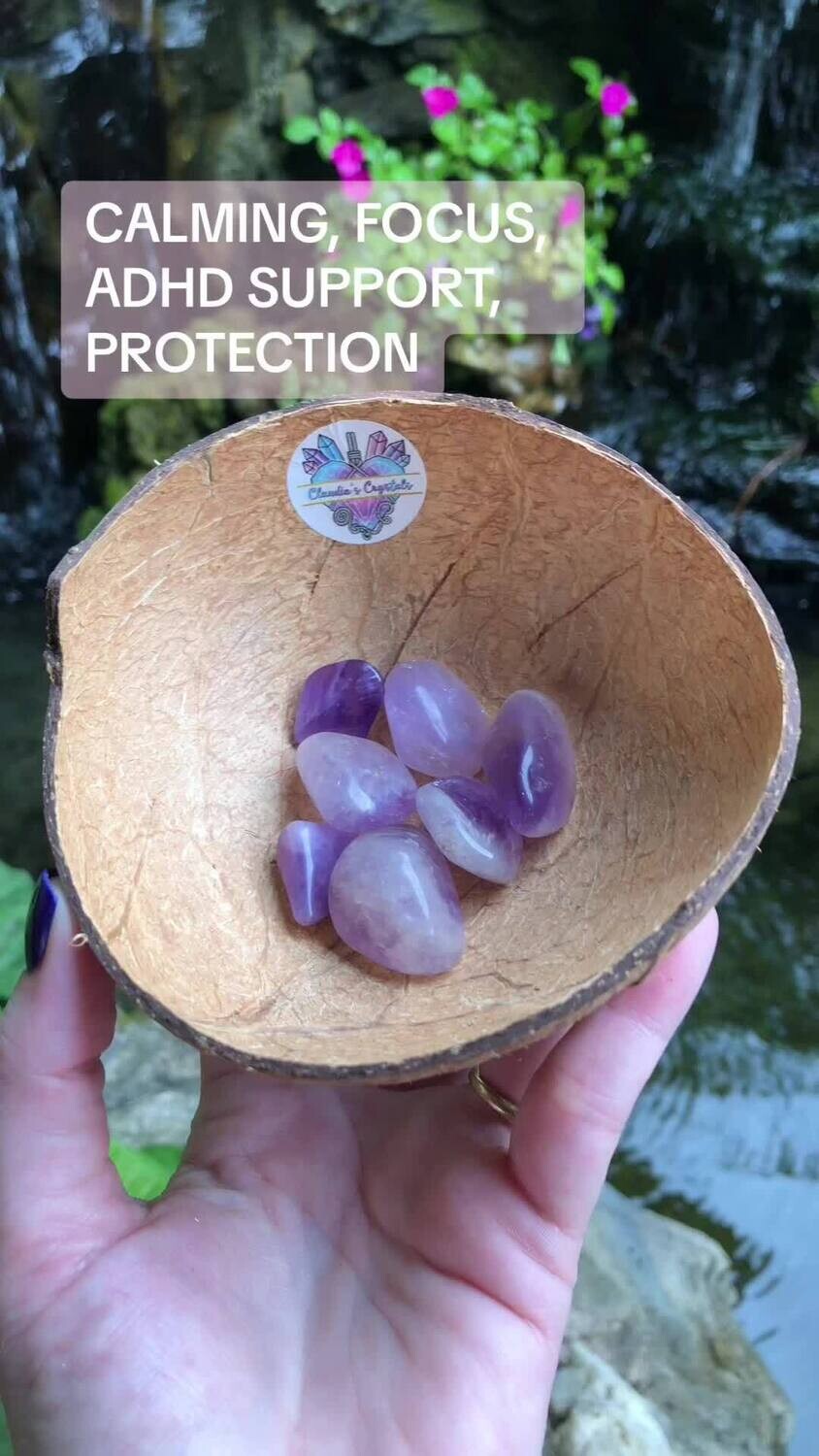 AMETHYST - (Med) - (Great for Kids)