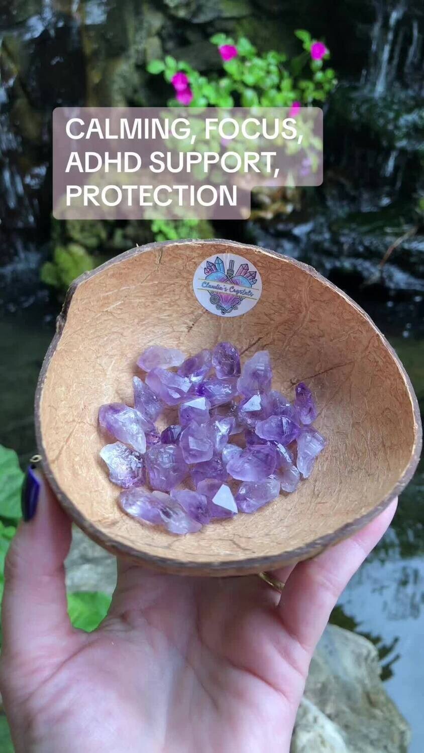AMETHYST POINTS - (Sm) - (Great for Kids)